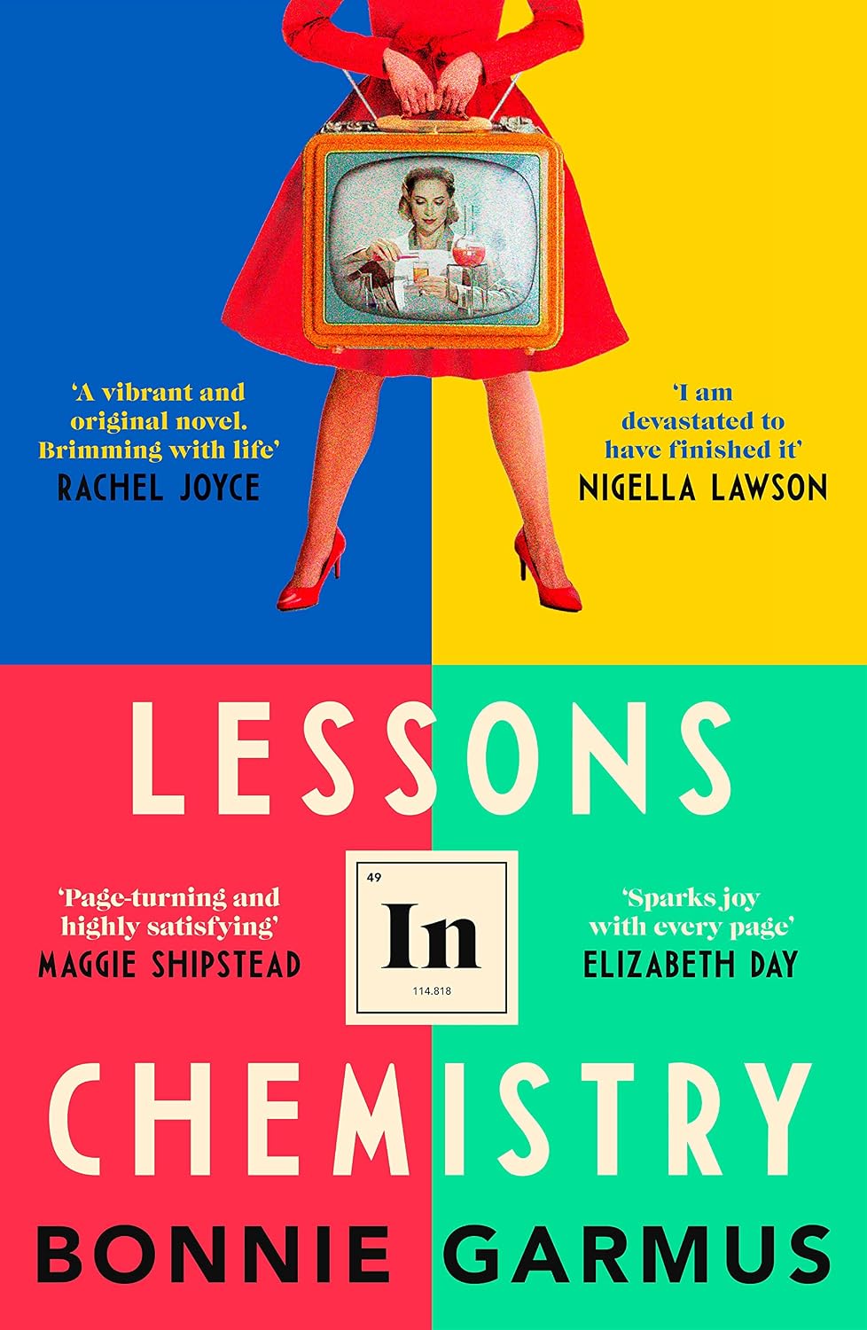 Cover of Lessons in Chemistry by Bonnie Garmus